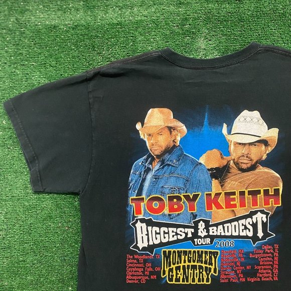 Vintage Y2K Toby Keith Tour Essential Country Music Band Tee - Picture 6 of 7